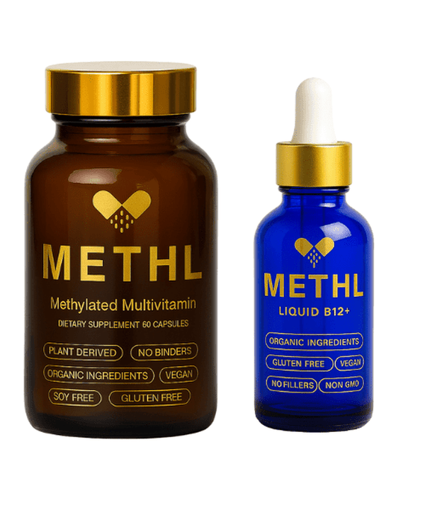 METHL'S Methylated Multivitamin and Liquid B Complex Bundle
