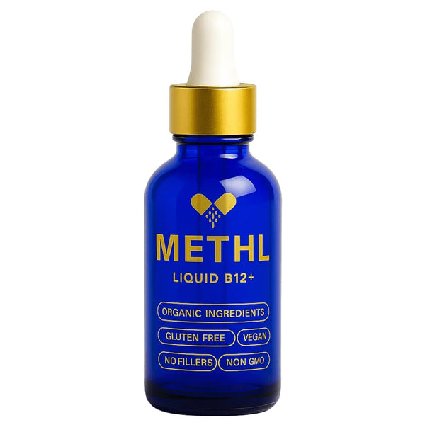 METHL liquid liposomal methylated B complex bottle for enhanced absorption by Only Multivitamin