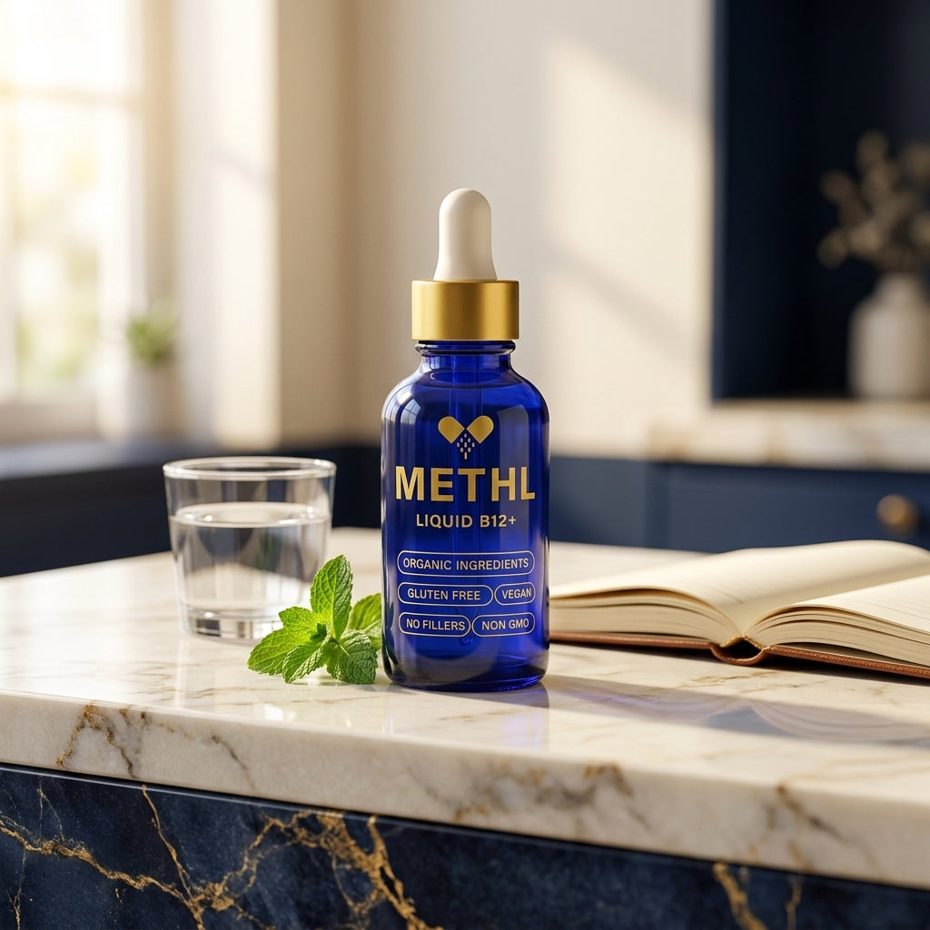 Methylated B Complex Liquid Drops with TMG | MTHFR Support | METHL multivitamin METHL Only Multivitamins