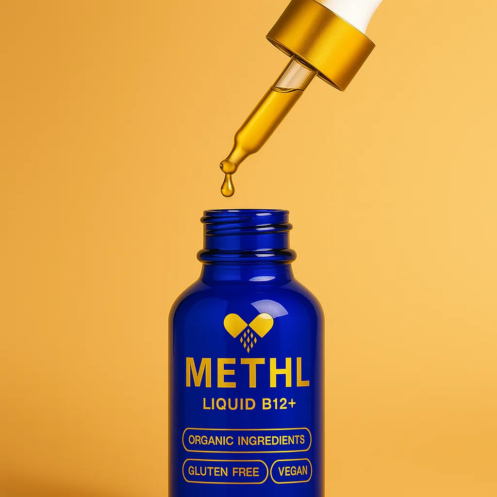 METHL Only Multivitamin methylated supplement capsules - premium methylfolate and methylated B12 vitamins for optimal absorption