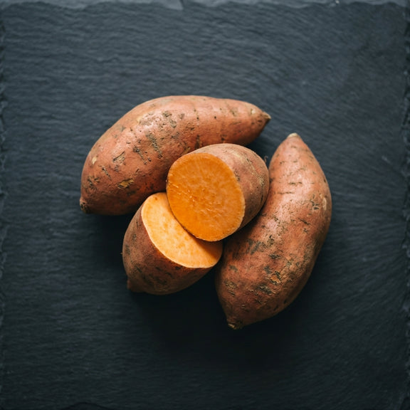 Sweet potatoes — top vitamin A source — METHL