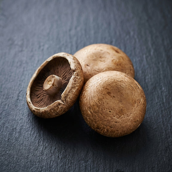 Portobello mushrooms — B2 riboflavin source — METHL