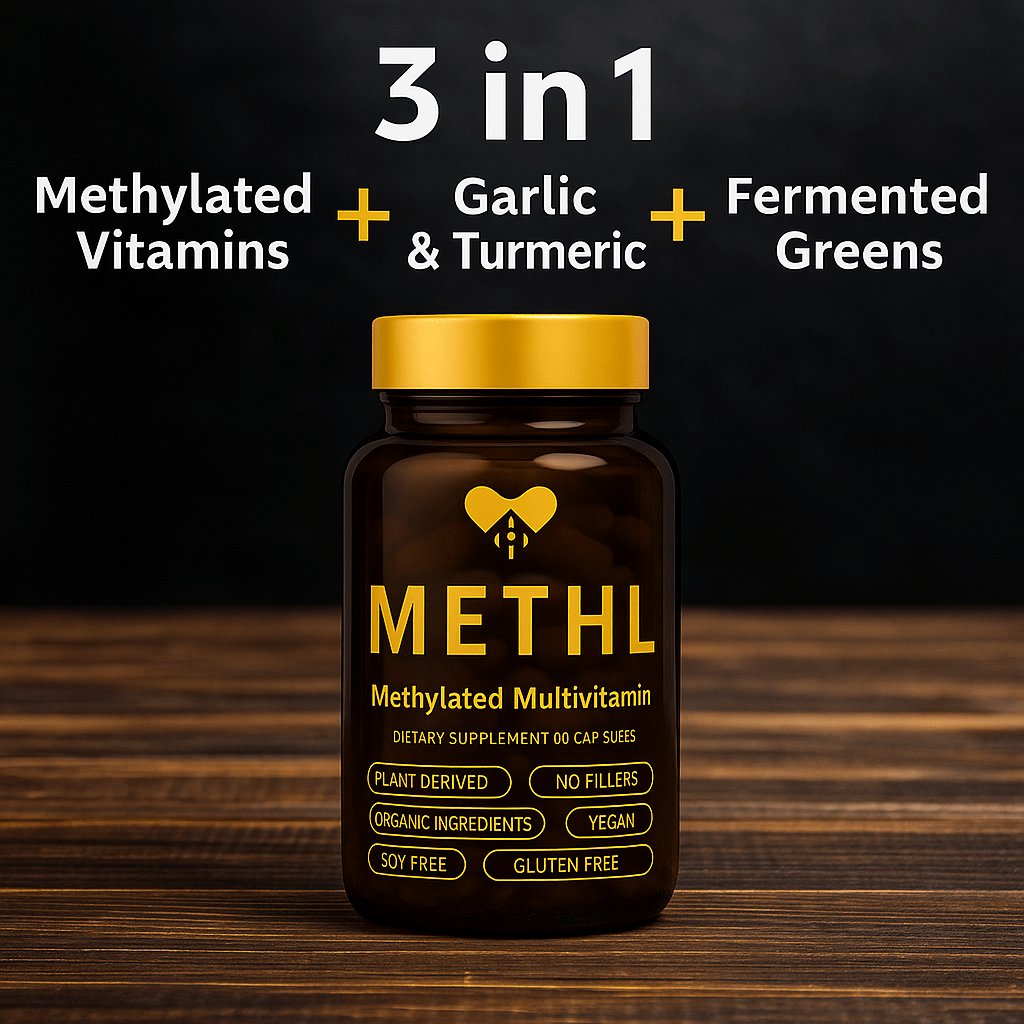 METHYL Methylated Multivitamin - Enhanced Absorption for MTHFR & Vitality Support multivitamin METHL Only Multivitamins